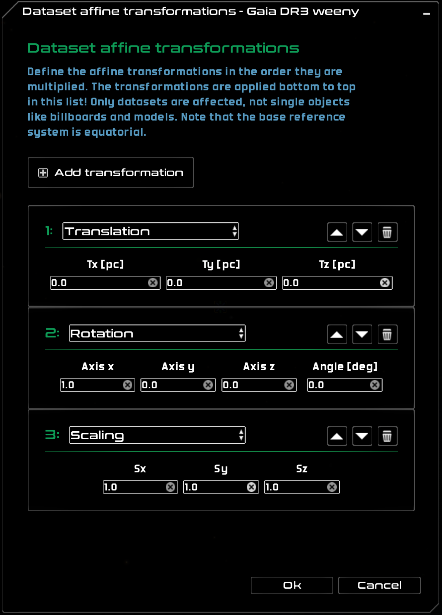 Datasets — Gaia Sky docs